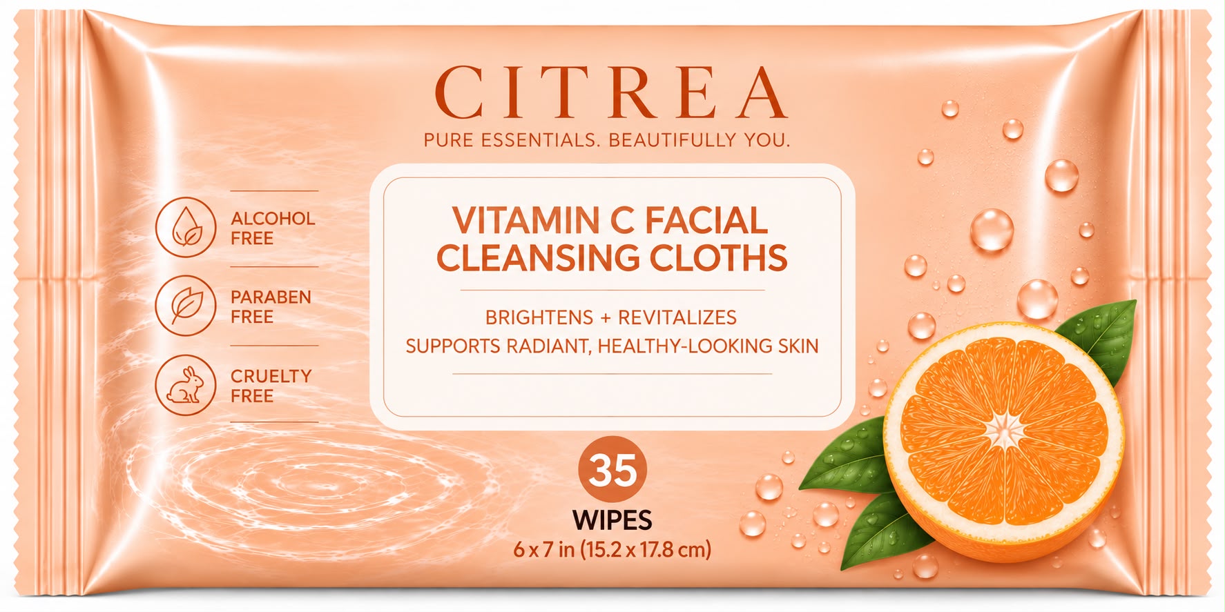 Citrea Vitamin C Facial Wipes