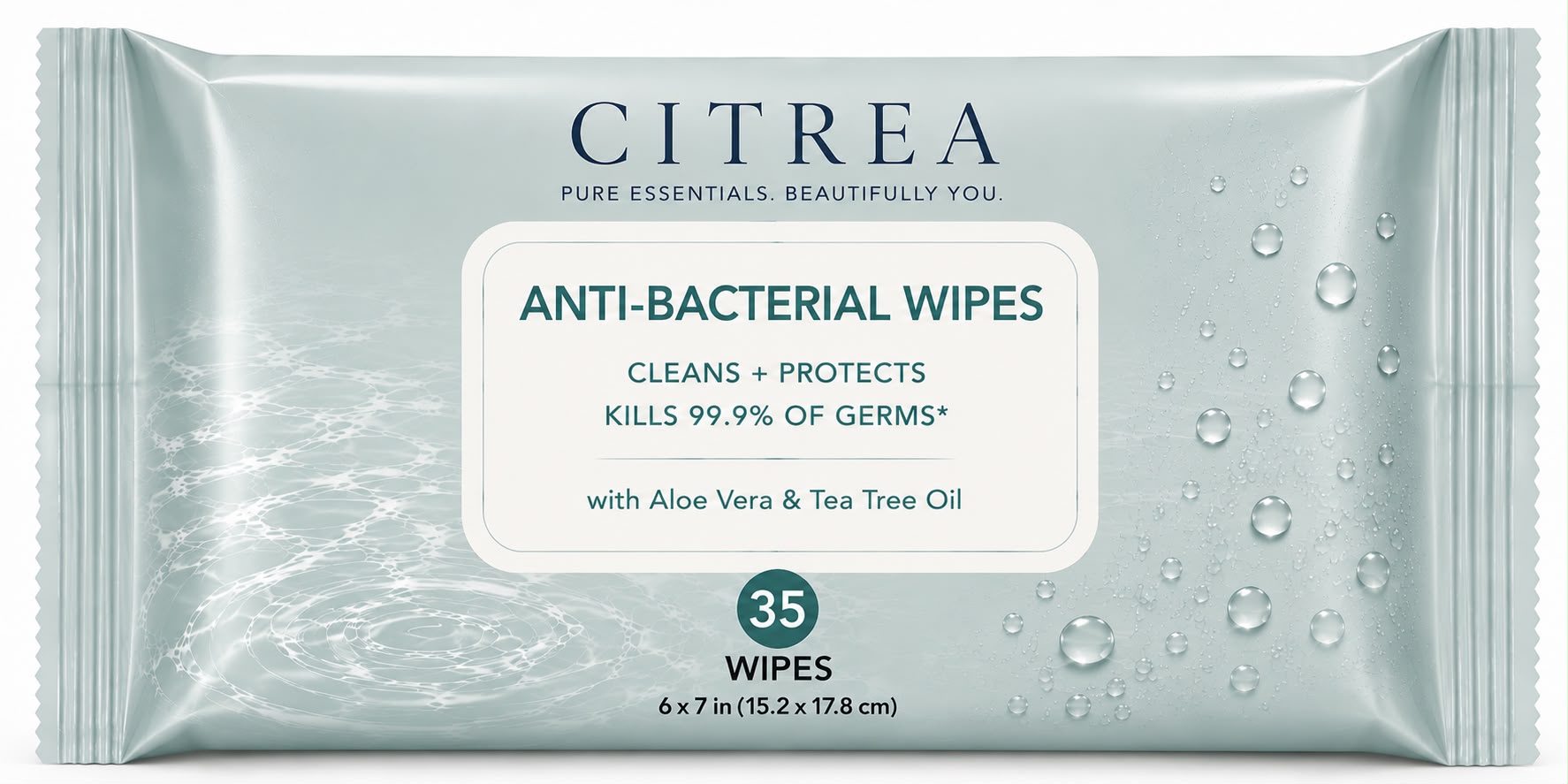 Citrea Anti-bacterial Wipes