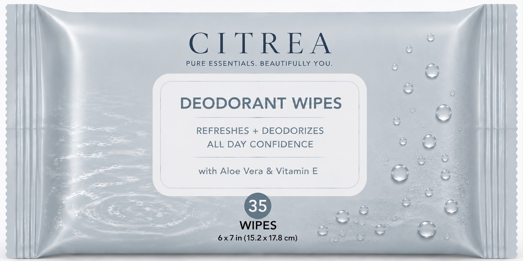 Citrea Deodorant Wipes